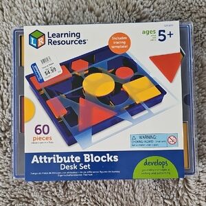 Learning Resources Attribute Blocks Set - Red, Yellow, Blue